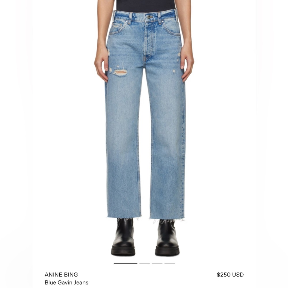 Anine Bing Gavin jeans, worn 2 times. Size 31. Smoke and pet free home